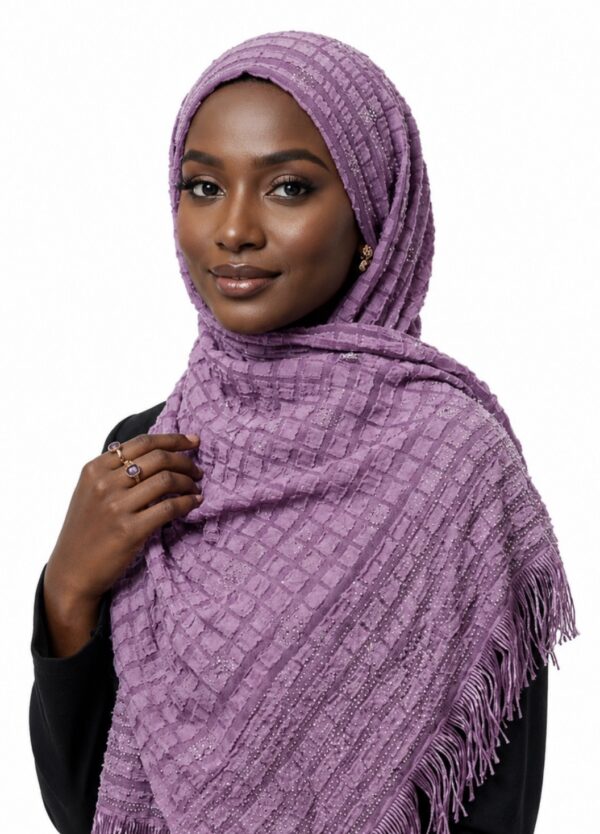Amira Crystal Fringe Scarves
