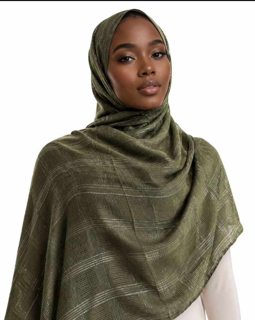 Noor Woven Shimmer Scarf