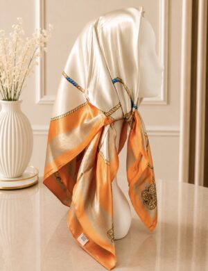 Vintage silk square scarves - Design 4