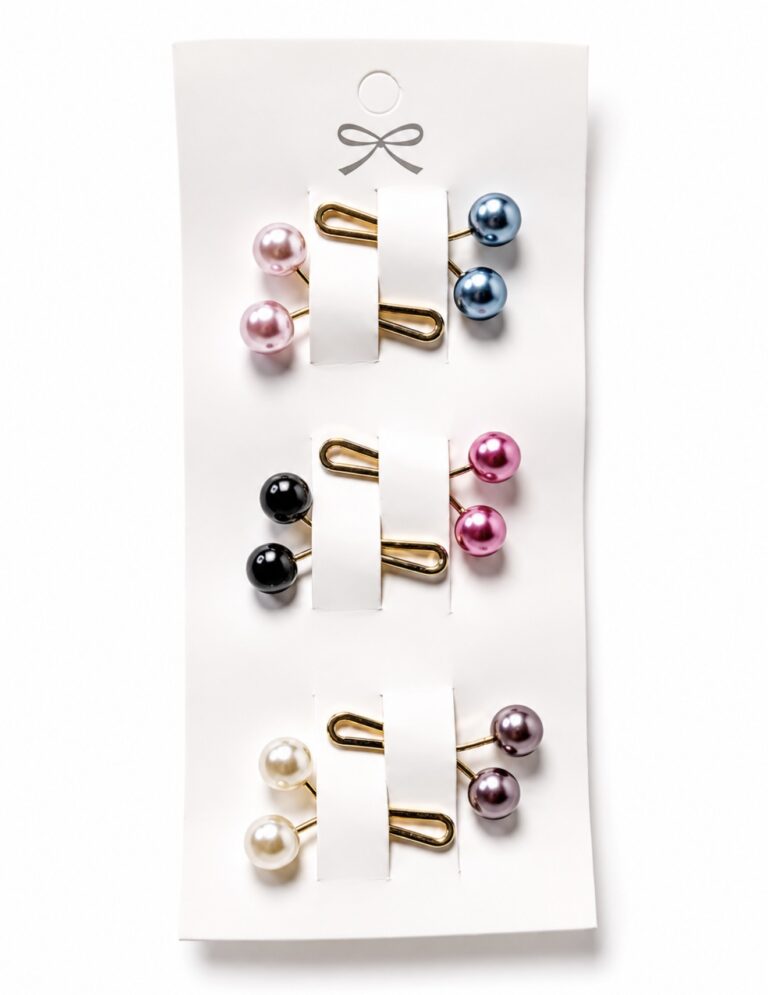 6 pcs colorful hijab clamps