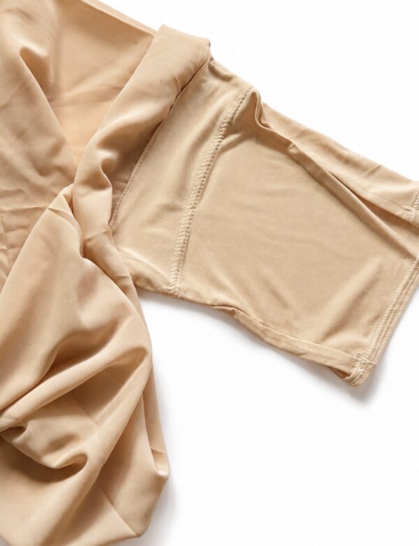 Instant chiffon scarf with inner cap attached