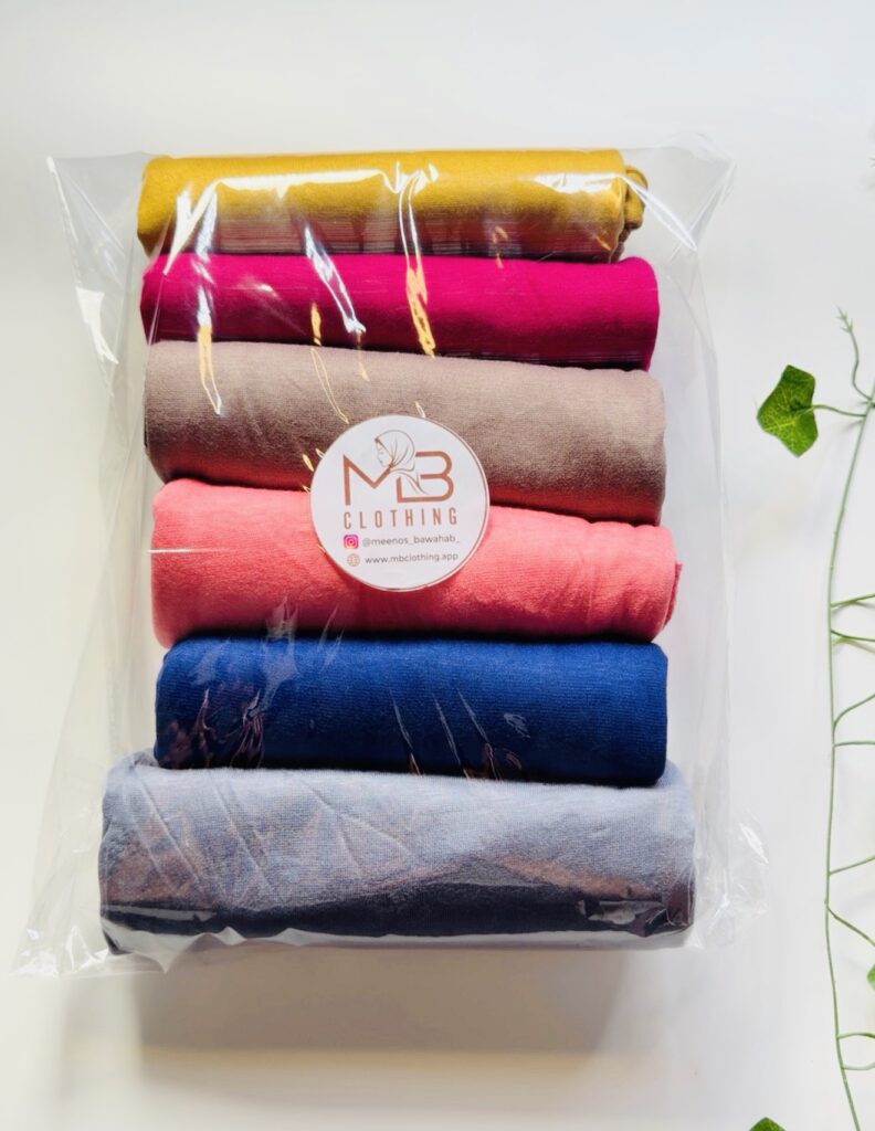 Jersey scarf set